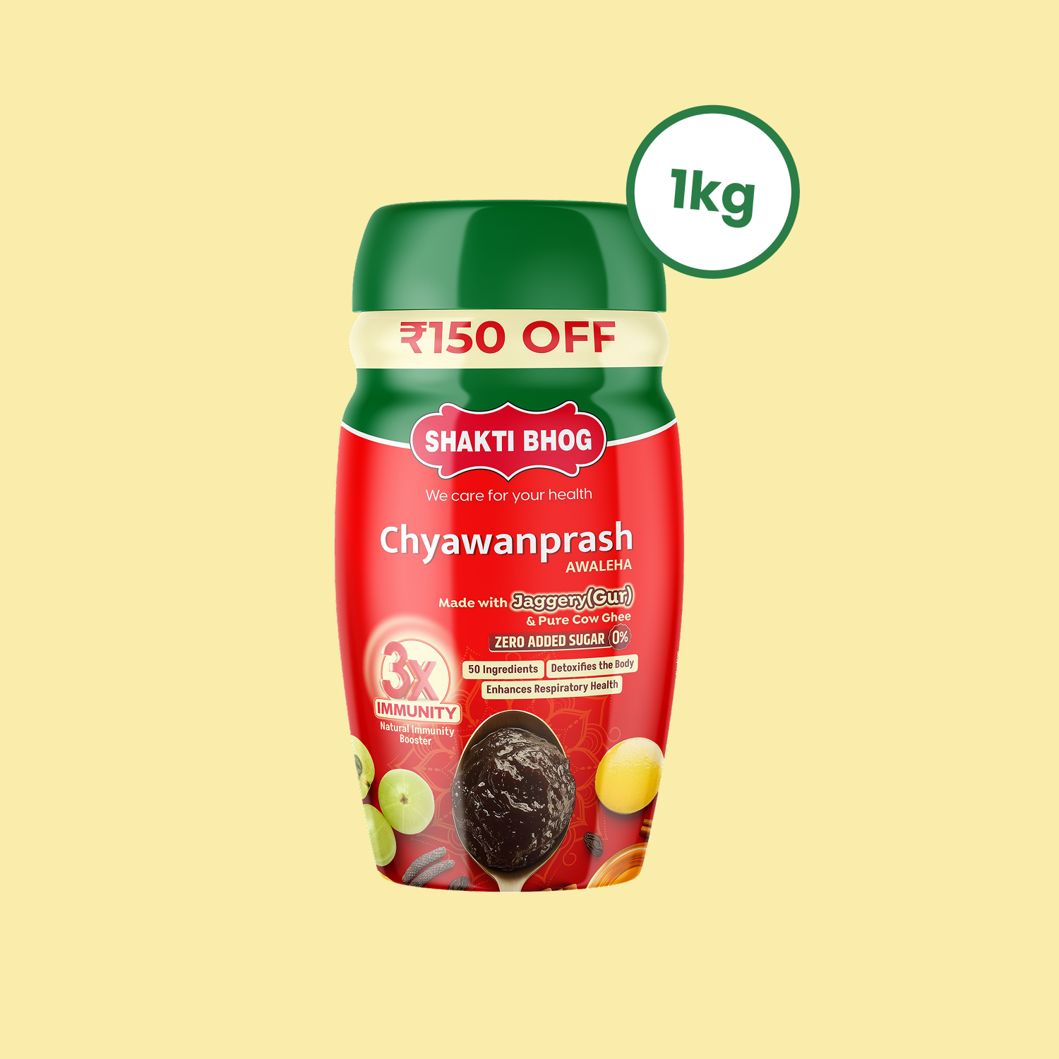Chyawanprash 150OFF 1KG English Front
