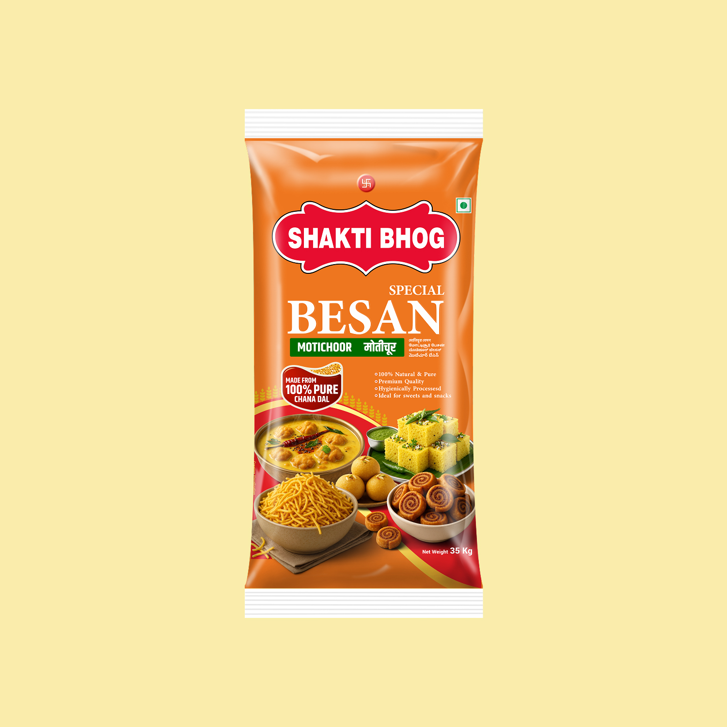 special besan motichoor besan front